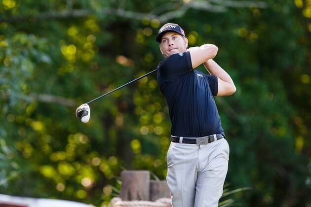 15 August 2013: Chris Stroud drives the ball during the Wyndham Championship at Sedgefield Country Club in Greensboro, NC. GOLF: AUG 15 PGA Golf Herren - Wyndham Championship - Round 1 Icon130815002 EDITORIAL USE ONLY