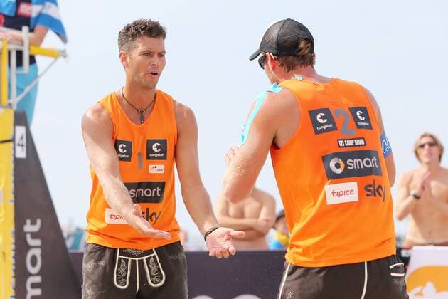 Beachvolleyball: smart beach tour super cup Kühlungsborn 2013, Supercup - super cup, Benedikt Doranth und Sebastian Prüsener, xHOCHxZWEIx xMaltexChristiansx