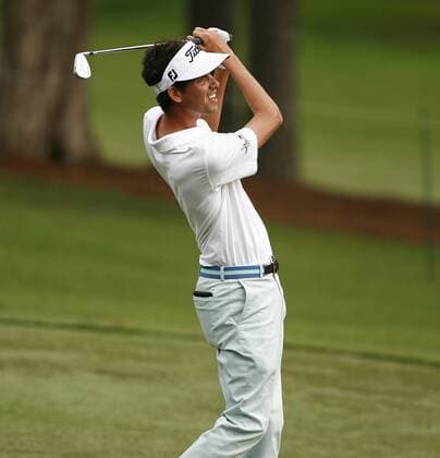 Aug. 16, 2013 - Greensboro, North Carolina, U.S - CHESSON HADLEY watches his ball during the second round of the 2013 Wyndham Championship at Sedgefield Country Club. Golf 2013 - Wyndham Championship  - ZUMAh10