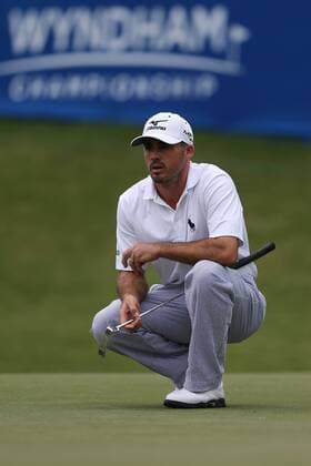August 16,2013: D.J. Trahan at Sedgefield Country Club in Greensboro, NC. GOLF: AUG 16 PGA Golf Herren - Wyndham Championship - Round 2 Icon2013081600077 EDITORIAL USE ONLY