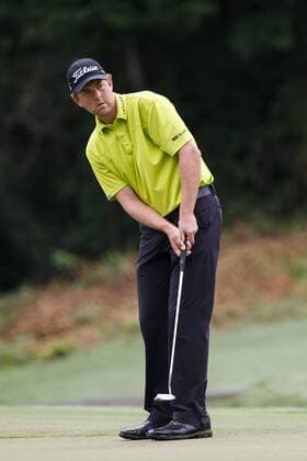 16 August 2013: Bryce Molder putts during the second round of the Wyndham Championship at Sedgefield Country Club in Greensboro, NC. GOLF: AUG 16 PGA Golf Herren - Wyndham Championship - Round 2 Icon130816014 EDITORIAL USE ONLY