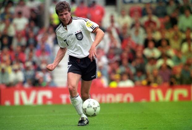 Fußball, EM Finale 1996 in London, Deutschland - Tschechien 2:1 n.V. 30.06.1996, London - UEFA EURO 1996 - Finale - Deutschland vs Tschechien - Andreas Möller