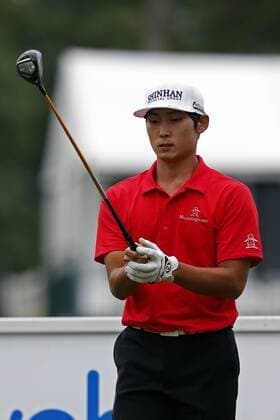Aug. 17, 2013 - Knoxville, TN, United States of America - August 17, 2013: Kim Whee prepares to tee off during third round play of the News Sentinel Open at Fox Den Country Club Saturday, August 17, 2013 in Knoxville, Tenn. (Cal Media) PGA Golf Herren Web.com Tour AUG. 17 - ZUMAc04