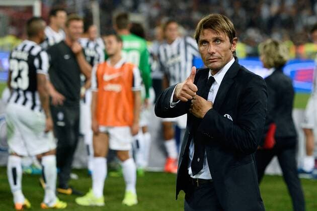 Db Roma 18 08 2013 - Supercoppa Italiana Juventus Turin vs Lazio Rom: Antonio Conte 