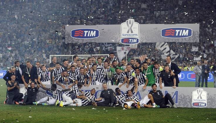 Db Roma 18 08 2013 - Supercoppa Italiana Juventus Turin: Winner Juventus 