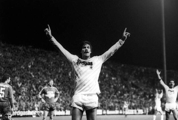 Günter Thiele (Borussia Mönchengladbach) - Torjubel