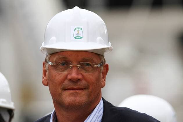 PR - OBRAS ARENA DA BAIXADA VISITA FIFA - GERAL FIFA Generalsekretär Jerome Valcke Besichtigung der Arena da Baixada, Curitiba(PR), (19). x(37)xGeraldoxBubniakx xFotoarenax  (18617)