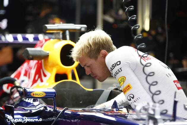 Motorsports: FIA Formula One World Championship 2013, Grand Prix of Belgium, 1 Sebastian Vettel (GER, Infiniti Red Bull Racing), xHOCHxZWEIx