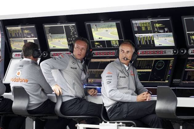 Motorsports: FIA Formula One World Championship 2013, Grand Prix of Belgium, Martin Whitmarsh (GBR, Vodafone McLaren Mercedes), xHOCHxZWEIx