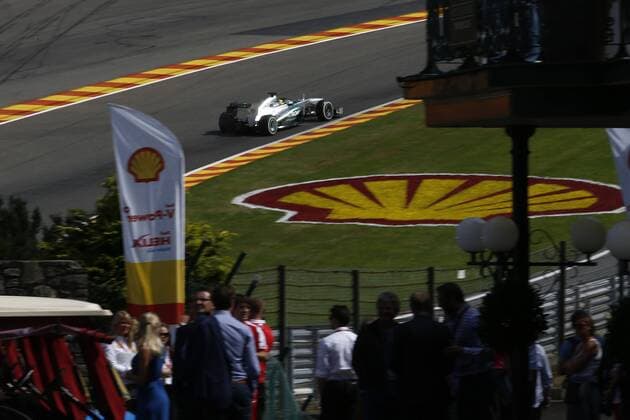 Motorsports: FIA Formula One World Championship 2013, Grand Prix of Belgium, 9 Nico Rosberg (GER, Mercedes AMG Petronas F1 Team), shell xHOCHxZWEIx