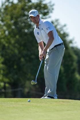 August 24, 2013: Webb Simpson during third round of The Barclays at Liberty National Golf Club in Jersey City, NJ. GOLF: AUG 24 PGA Golf Herren - The Barclays - Third Round Icon130824068 EDITORIAL USE ONLY