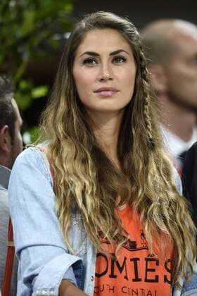 Milano 28 08 2013 - Champions League AC Milan - PSV Eindhoven Melissa Satta (Freundin von Kevin Prince Boateng) 