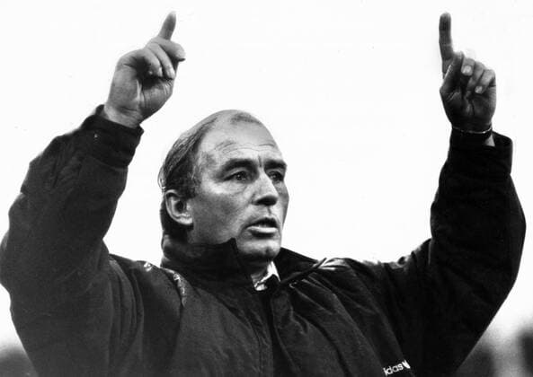 Trainer Rolf Schafstall (FC Schalke 04)