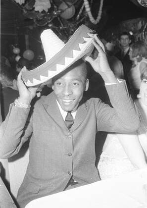 Pele - Sportlerball 1968 in München - !ACHTUNG: AUFNAHMEDATUM GESCHÄTZT!
