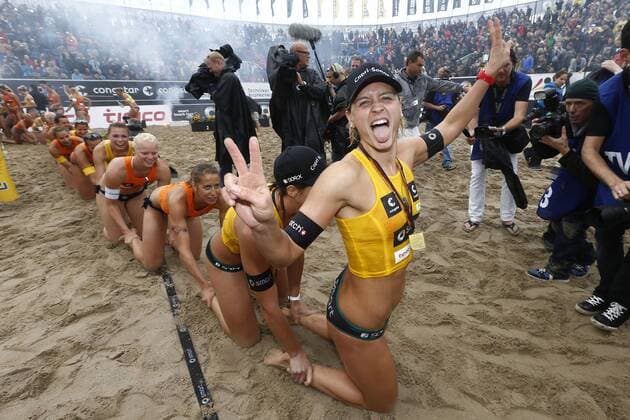 Beachvolleyball, Deutsche smart Beachvolleyball Meisterschaften 2013, Laura Ludwig Kira Walkenhorst xHOCHxZWEIx xMichaelxKunkelx