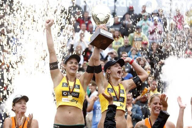 Beach-Volleyball, Deutsche smart Beach-Volleyball Meisterschaften 2013, Laura Ludwig Kira Walkenhorst xHOCHxZWEIx xMichaelxKunkelx