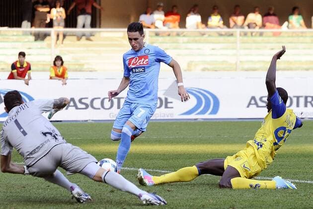 Serie A AC Chievo Verona - SSC Napoli gol Jose Maria Callejon 