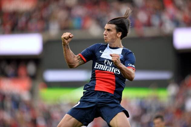 Zlatan Ibrahimovic (psg) PSG Paris St. Germain vs EA Guingamp - Ligue 1 - 31 08 2013 AnthonyBIBARD FEP Panoramic 