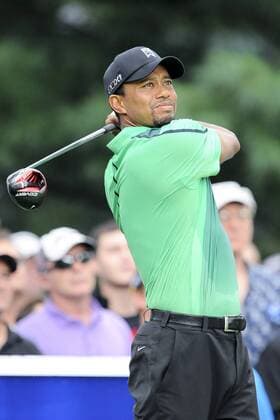 Sept. 1, 2013 - Norton, Massachusetts, USA - September 1, 2013 - Norton, Massachusetts, U.S. - Tiger Woods drives off the 6th tee during the third round of the Deutsche Bank Championship, FedEx Cup playoffs held at the Tournament Players Club in Norton Massachusetts. Eric Canha CSM PGA Golf Herren 2013: Deutsche Bank Championship SEP 01 - ZUMAc04