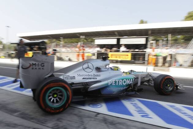 Motorsports: FIA Formula One World Championship 2013, Grand Prix of Italy, 9 Nico Rosberg (GER, Mercedes AMG Petronas F1 Team), xHOCHxZWEIx