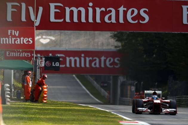 Motorsports: FIA Formula One World Championship 2013, Grand Prix of Italy, 3 Fernando Alonso (ESP, Scuderia Ferrari), xHOCHxZWEIx