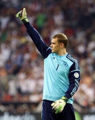 München , Fußball WM Qualifikation Deutschland vs. Österreich Manuel Neuer ( Deutschland )