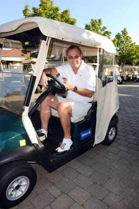 Jörg Wontorra anläßlich des 3. Aktion Kinderträume Golf Cup am 06.09.2013 in St. Leon-Rot.