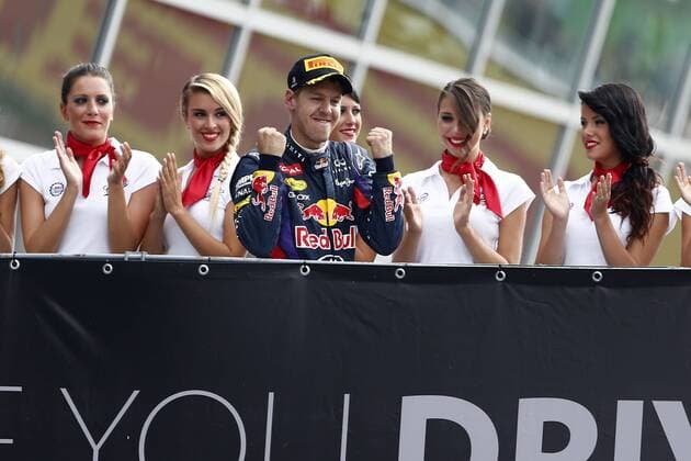 Motorsports: FIA Formula One World Championship 2013, Grand Prix of Italy, 1 Sebastian Vettel (GER, Infiniti Red Bull Racing), xHOCHxZWEIx