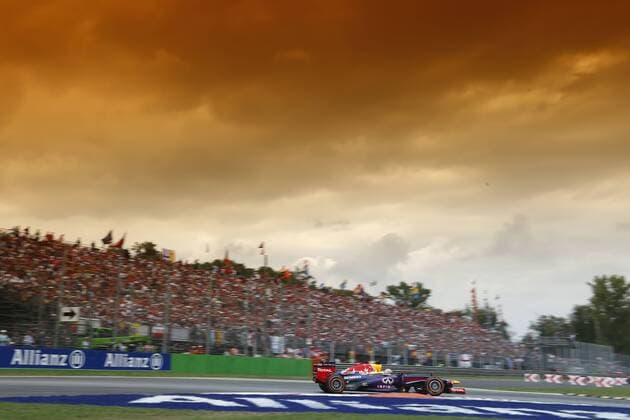 Motorsports: FIA Formula One World Championship 2013, Grand Prix of Italy, 1 Sebastian Vettel (GER, Infiniti Red Bull Racing), xHOCHxZWEIx