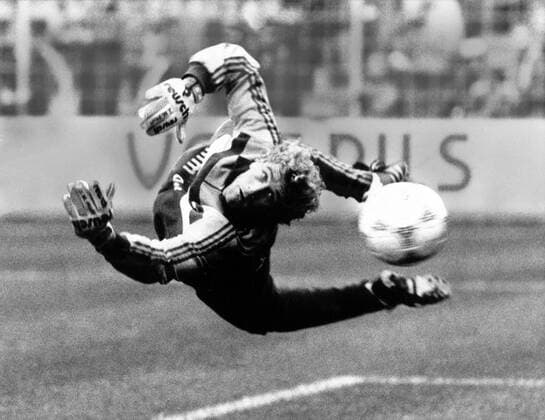 Torwart Jean Marie Pfaff (FC Bayern München)