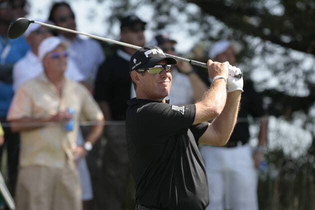 12 September 2013:England s Lee Westwood tees off during 1st round action of the BMW Championship at Conway Farms Golf Club in Lake Forest, Illinois. GOLF: SEP12 PGA Golf Herren - BMW Championship - First Round Icon20417135 EDITORIAL USE ONLY