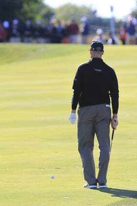13 September 2013:Jim Furyk lines up his approach shot during 2nd round action of the BMW Championship at Conway Farms Golf Club in Lake Forest, Illinois. GOLF: SEP 13 PGA Golf Herren - BMW Championship - Second Round Icon518130913043 EDITORIAL USE ONLY