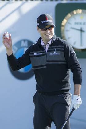 Sept. 16, 2013 - Lake Forest, IL, United States of America - Sept. 16, 2013: Lake Forest, Illinois, U.S. - Zach Johnson prepares to tee off on the 1st hole during the fourth round of the BMW Championship, FedEx Cup playoffs held at the Conway Farms Golf Club in Lake Forest, Illinois. PGA Golf Herren 2013: BMW Championship SEP 16 - ZUMAc04
