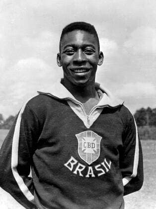 A portrait of Brazilian centre forward Edison Arantes Do Nascimento Pele. 3rd November 1961.  UnitedArchives00433438