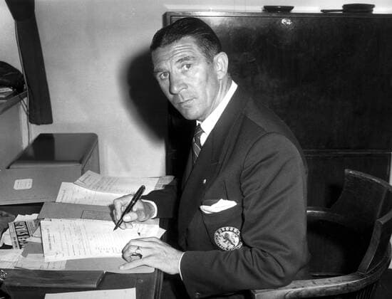 Ted Drake, Manager of Chelsea Football Club August 1958.  UnitedArchives00714265