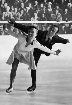 Maxie Herber and Ernst Baier (Germany) Pair skating in 1936 Olympics. Ernst Baier (born September 27, 1905 in Zittau, Saxony, Germany - died July 8, 2001 in Garmisch, Bavaria, Germany) was a German figure skater. He became Olympic champion in pairs in 1936 together with Maxi Herber. The pair skaters also won several World and European championships. Â  UnitedArchives00798260