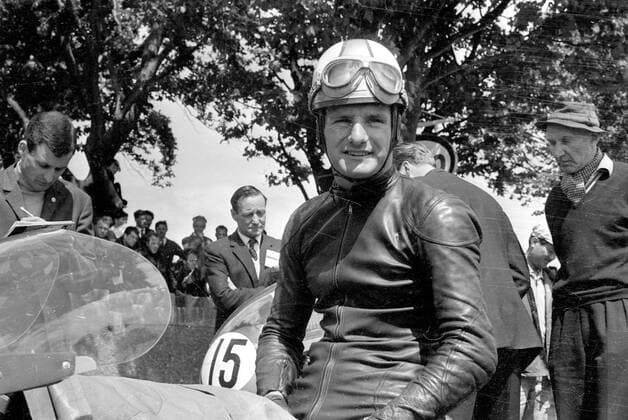 Douglas, Isle of Man: Britian s Mike Hailwood, motor cycle World Champion pictured her 14th June 1965. 13 December 1965  UnitedArchives00813421
