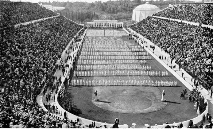 Athens Stadium 1906. Local Caption  UnitedArchives00900297