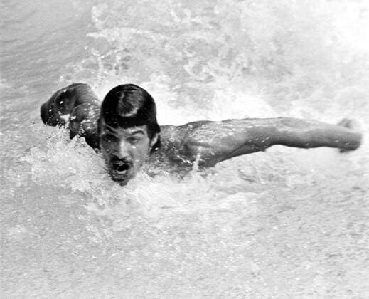 September 1972: Munich Olympics: American swimmer, Mark Spitz (USA) wins his 7th gold medal., München, Bayern, Olympia, Olympiade, Olympische Spiele  UnitedArchives00907384