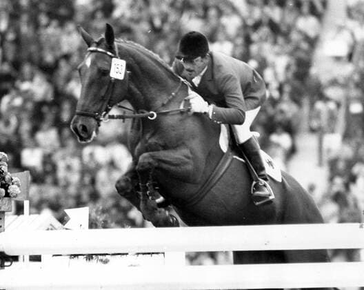 September 1972: Munich Olympics. Hans Winkler (Germany) in the Prix des Nations., München, Bayern, Olympia, Olympiade, Olympische Spiele, Vereinte Nationen, UN  UnitedArchives00907425