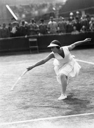 Miss Aussem (GER) at Wimbledon in 1929 Â  UnitedArchives00929343