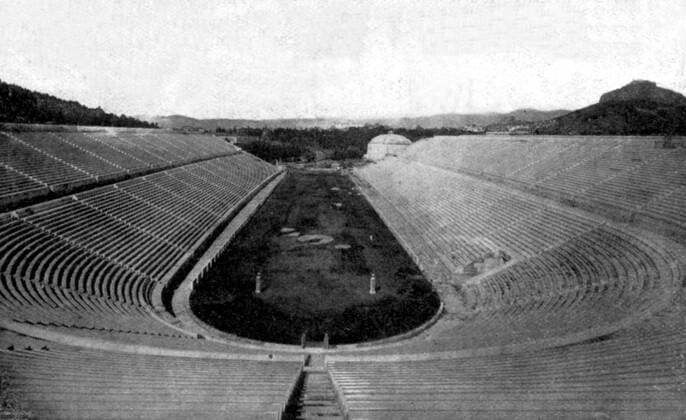 The Stadium for the Olympic Games at Athens 1906  UnitedArchives00957714