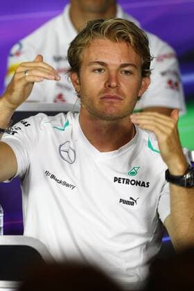 19.09.2013- Nico Rosberg (GER) Mercedes AMG F1 W04 during the Thursday Press Conference 