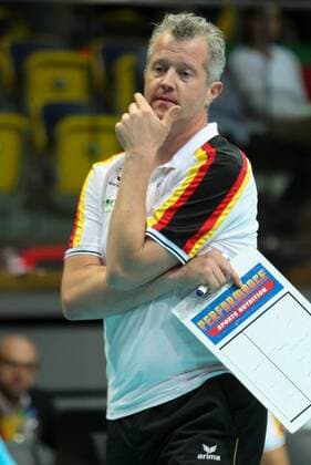 21.09.2013, Gdynia - Eurovolley 2013, Germany - Bulgaria, Trener Vital Heynen (GER), - ZUMAc04