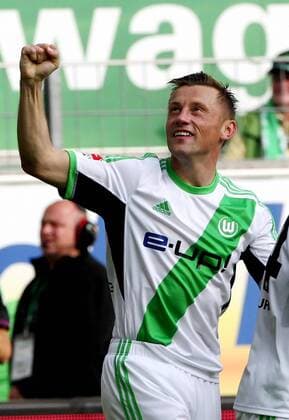 Ivica Olic 2:1 1:0 Freude Emotion jubelnd Jubel nach 2:1 Fußball Fussball erste 1.Bundesliga Herren Saison 2013 14 21.09.2013 Vfl Wolfsburg vs. TSG 1899 Hoffenheim