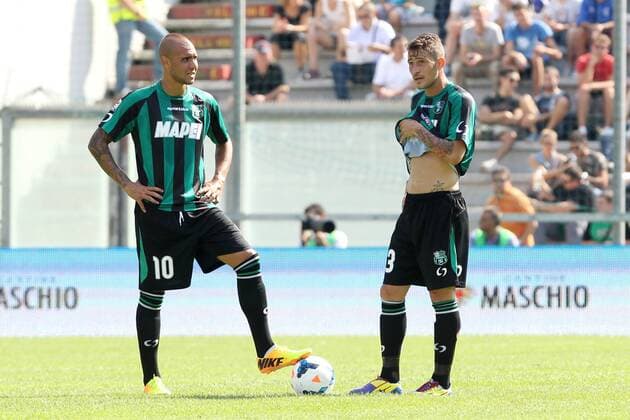 ANTONIO FLORO FLORES, SIMONE ZAZA SASSUOLO Serie A - US Sassuolo Calcio Vs Inter Milan - lucaxpagliaricci