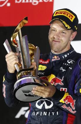 Motorsports: FIA Formula One World Championship 2013, Grand Prix of Singapore, 1 Sebastian Vettel (GER, Infiniti Red Bull Racing), xHOCHxZWEIx