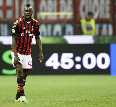 Serie A AC Milan - SSC Napoli Mario Balotelli 