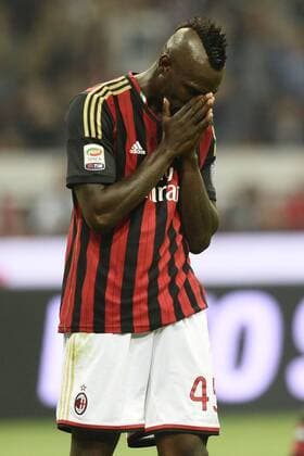 Serie A AC Milan - SSC Napoli Mario Balotelli 