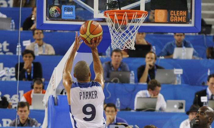EuroBasket 2022, Historie, Die besten Spieler Europas Tony Parker (France) BASKET BALL : Lithuania vs France - Eurobasket 2013 - Finale - 22 09 2013 RVBellenger Panoramic 